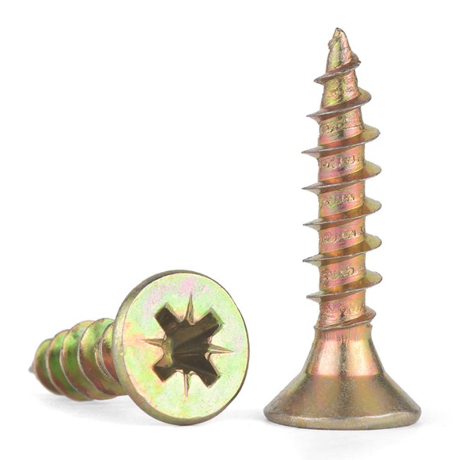 Factory Directly Carbon Steel Stainless Steel SS304 A2-70 Galvanized Chipboard Screw Pozi Head 1