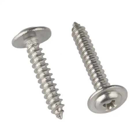 Modified Truss Head Cross Stainless Steel Phillips Self Tapping Wood Screw 6mm Truss Head With Nut Clip 2