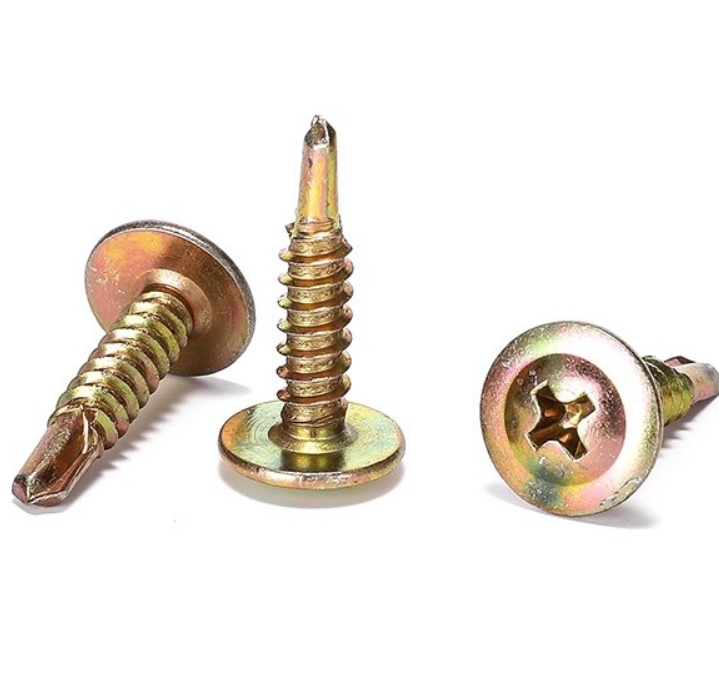 Phillips Metal Roof Sds Screw Self Drilling Screws Carbon Steel Yellow Zinc