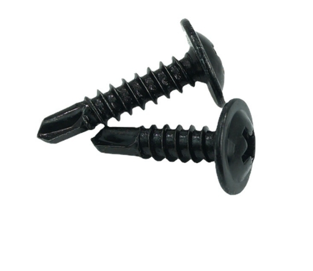Phillips Truss Button Head Self Drilling Screws Black Oxide HDG 3