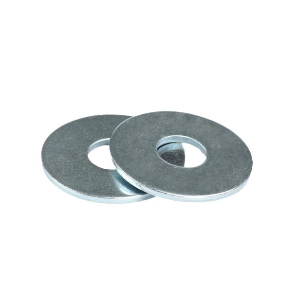DIN125 Heavy Duty Carbon Steel Flat Gasket Blue White Zinc Galvanized 100/200HV Enlarged Thickened Widened M3-M30 Washers 2