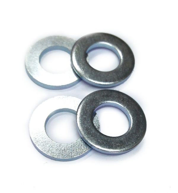 DIN125 Heavy Duty Carbon Steel Flat Gasket Blue White Zinc Galvanized 100/200HV Enlarged Thickened Widened M3-M30 Washers 3