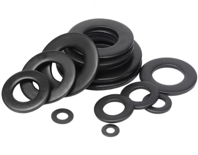 Factory Provide Carbon Steel Black Flat Washer All Size Big Flat Washer