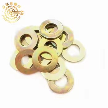 Flat Washer Zinc Plated Flat Gasket Gold Color Brass Washer