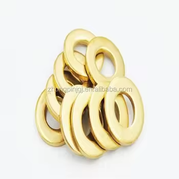 Flat Washer Zinc Plated Flat Gasket Gold Color Brass Washer 2