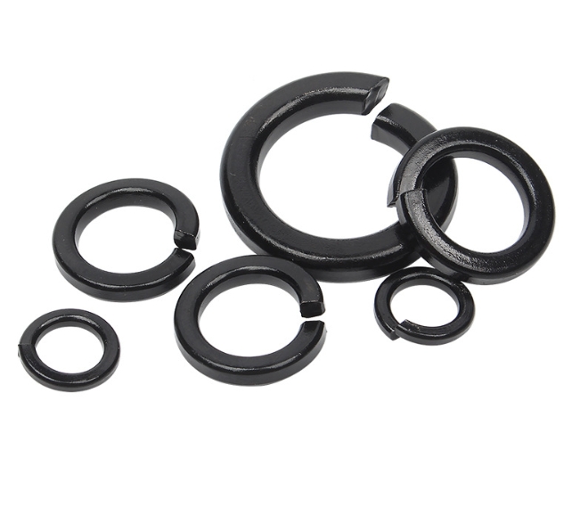 Durable Open Black Spring Washer Carbon Steel HDG Lock Washers