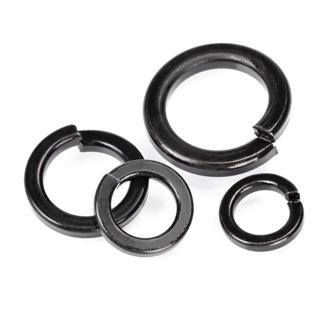 Matte Black Oxide Lock Washers for Decorative Indoor Use 1